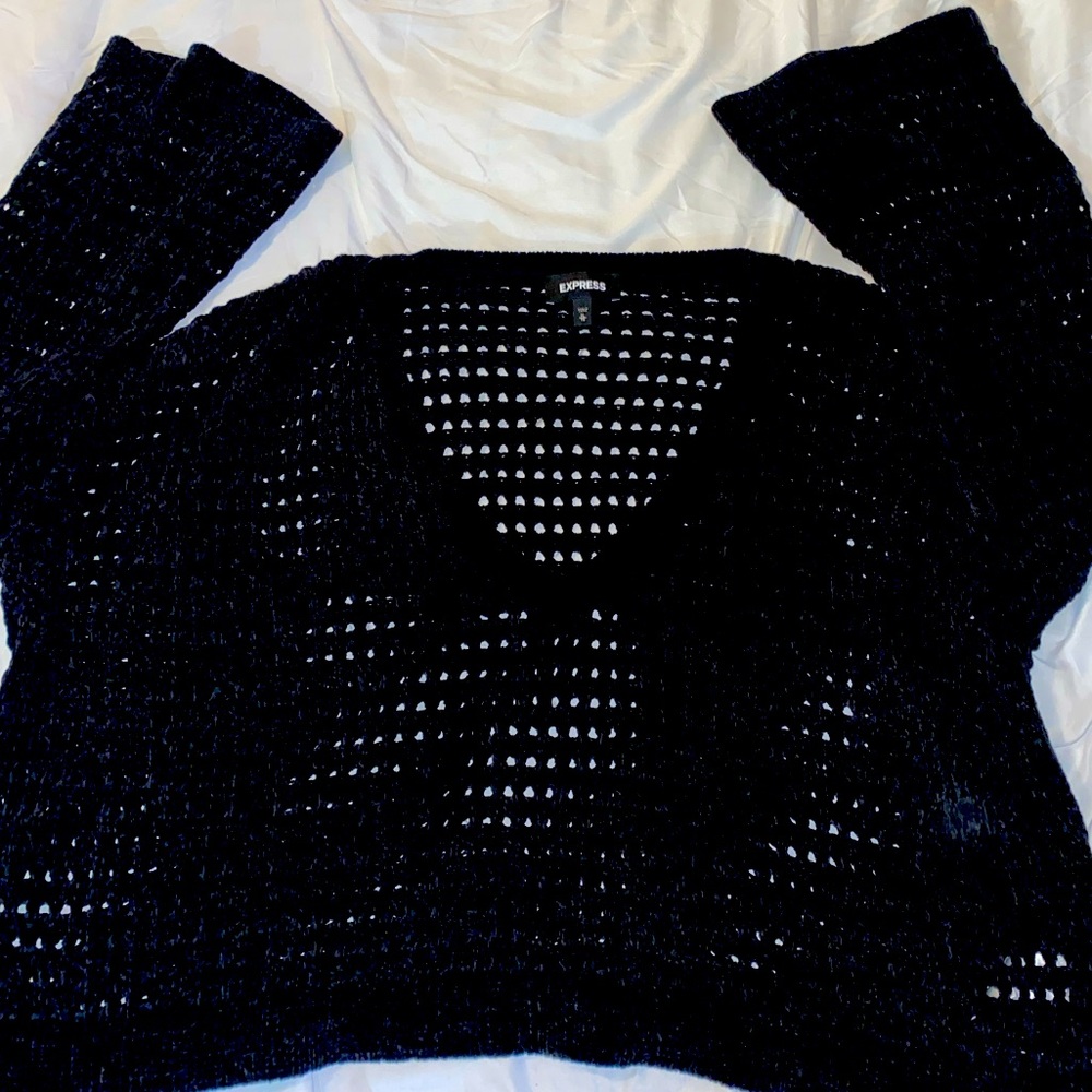 Open knit Express sweater